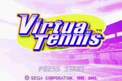 Virtua Tennis screenshot 3 for GameBoy Advance